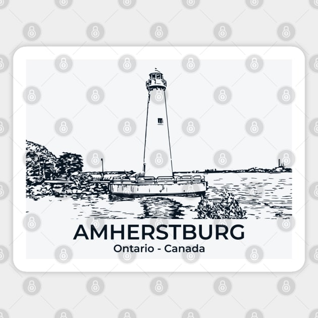 Amherstburg - Ontario Magnet by Lakeric
